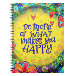 Cuaderno Haz más que te haga feliz la inespiritualidad dive