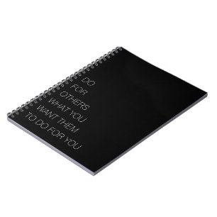 Cuaderno Haz Por Otros Lo Que Quieres Que Hagan Por Ti