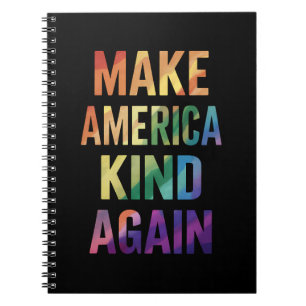 Cuaderno Haz que Estados Unidos Sea de Nuevo Amable Arcoíri