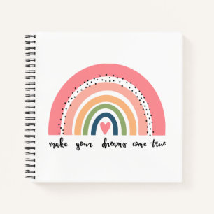 Cuaderno Haz que tus sueños se vuelvan arcoiris