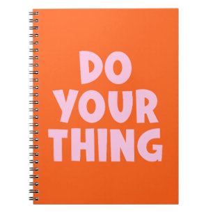 Cuaderno Haz Tu Cosa (Tono Naranja)