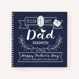 Cuaderno Haz tu propio Monograma del Día del Padre No. 1