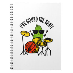 Cuaderno He Gourd El Ritmo Pun Drummer Divertido