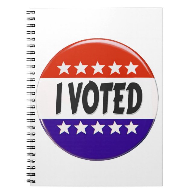 Cuaderno He votado (Frente)
