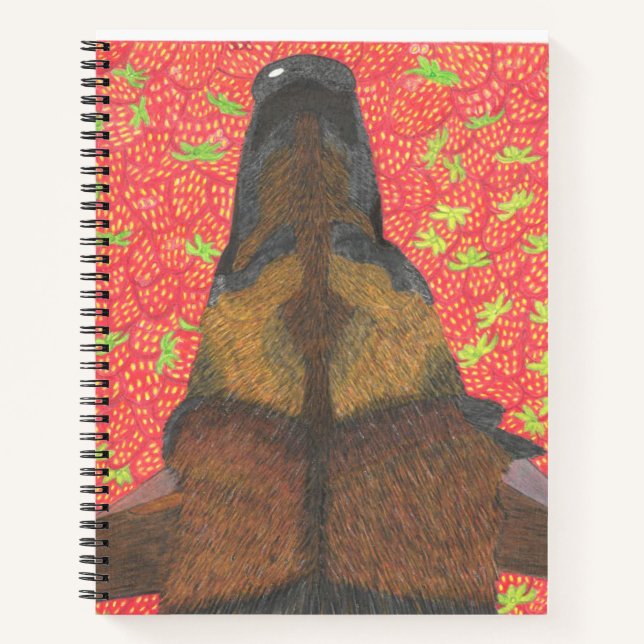 Cuaderno Head&Strawberry notebook (Anverso)