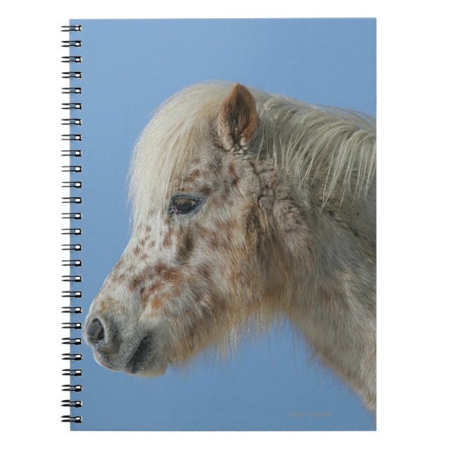 Cuaderno Headshot miniatura del caballo (Frente)