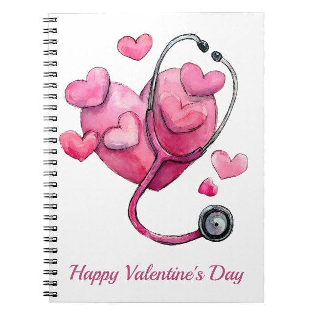 Cuaderno Healing Hearts Valentine Design (Frente)