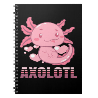 Cuaderno Heart Axolotl | personalizado Cute Axolotl