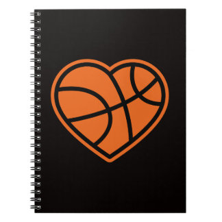 Cuaderno Heart Basketball Love Sport Design