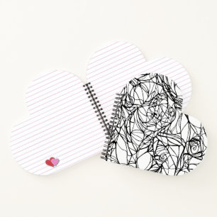 Cuaderno Heart Notebook: DIY Color propio: regalo de arte
