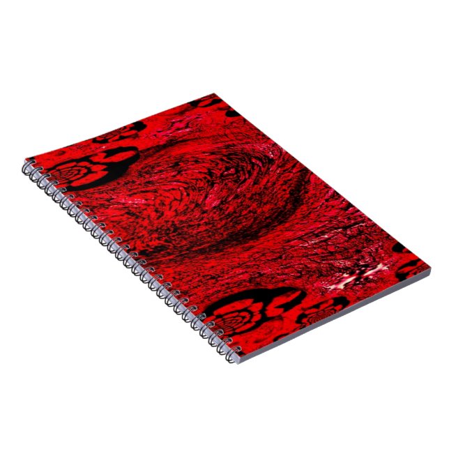 Cuaderno Heart of Chaos – Infinite Red Spiral (Lado Derecho)