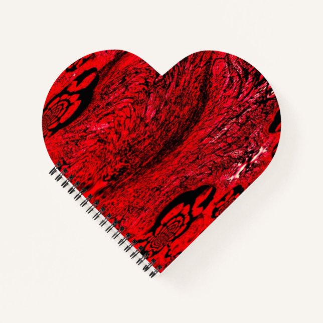 Cuaderno Heart of Chaos – Infinite Red Spiral (Anverso)