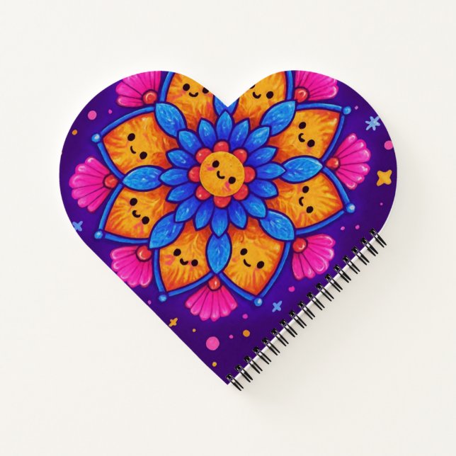 Cuaderno Heart of Harmony-Mandala Notebook (Reverso)