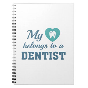 Cuaderno Heart Pertenece a Dentist