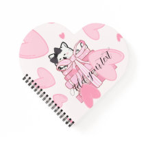 Heart Shaped Spiral Notebook – Customize Your Love