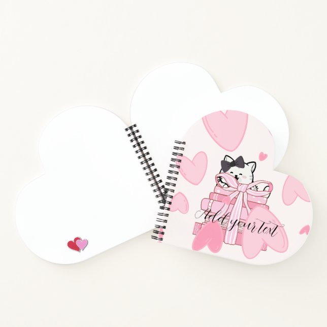 Cuaderno Heart Shaped Spiral Notebook – Customize Your Love (Interior)