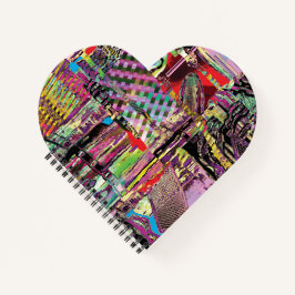 Cuaderno Heart Shaped Spiral Notebook – Urban Fractals