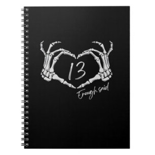 Cuaderno Heart Skeleton Hand Classic