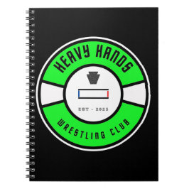 Cuaderno Heavy Hands Wrestling Club Journal Book 