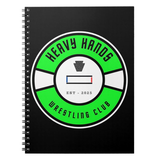 Cuaderno Heavy Hands Wrestling Club Journal Book  (Frente)