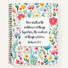 Cuaderno Hebrews 11:1 Journal