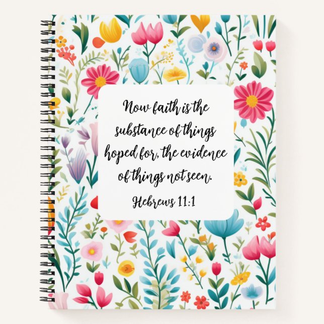 Cuaderno Hebrews 11:1 Journal (Anverso)