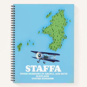 Cuaderno Hébridas interiores Staffa en Argyll y Bute, Escoc