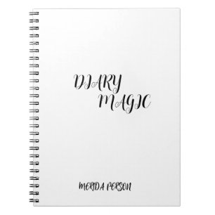 Cuaderno hechicero minimalista