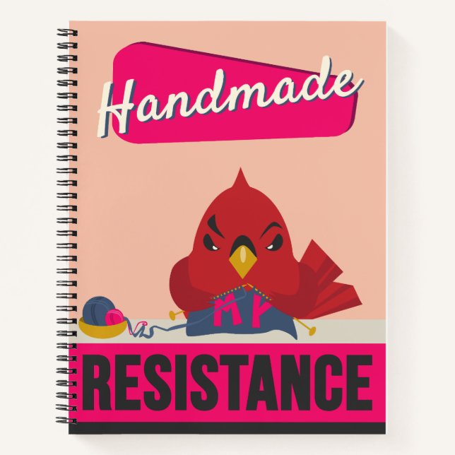 Cuaderno "Hecho a mano es mi resistencia" (Anverso)