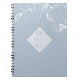 Cuaderno HECHO DE REGALO DE HONOR DustY Magnolias Blancas A