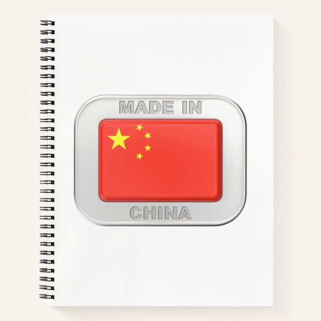 Cuaderno Hecho en China (Anverso)