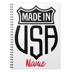 Cuaderno Hecho en EE.UU. Rótulo Thunder_Cove