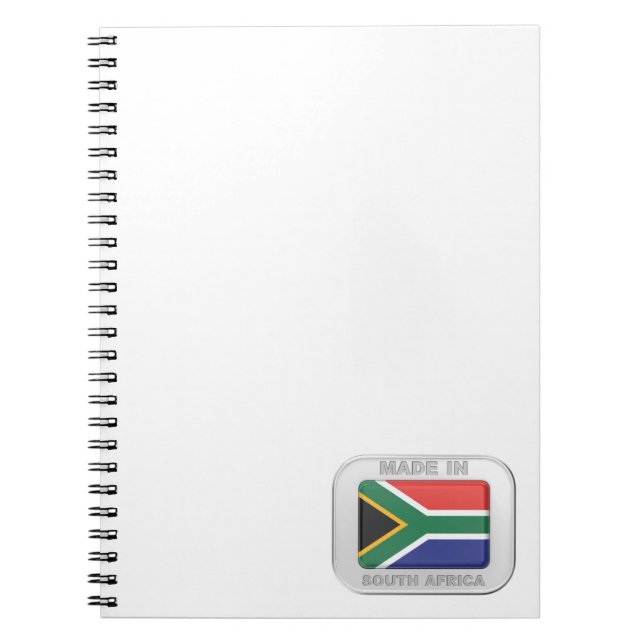 Cuaderno Hecho en Sudáfrica (Frente)