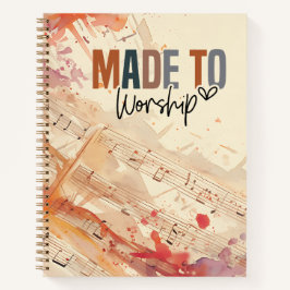 Cuaderno Hecho para venerar la Inspiradora cita cristiana