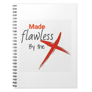 Cuaderno Hecho sin defectos por la cruz