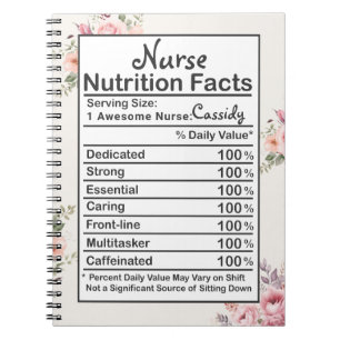 Cuaderno Hechos Nutricionales de Enfermera Personalizados R