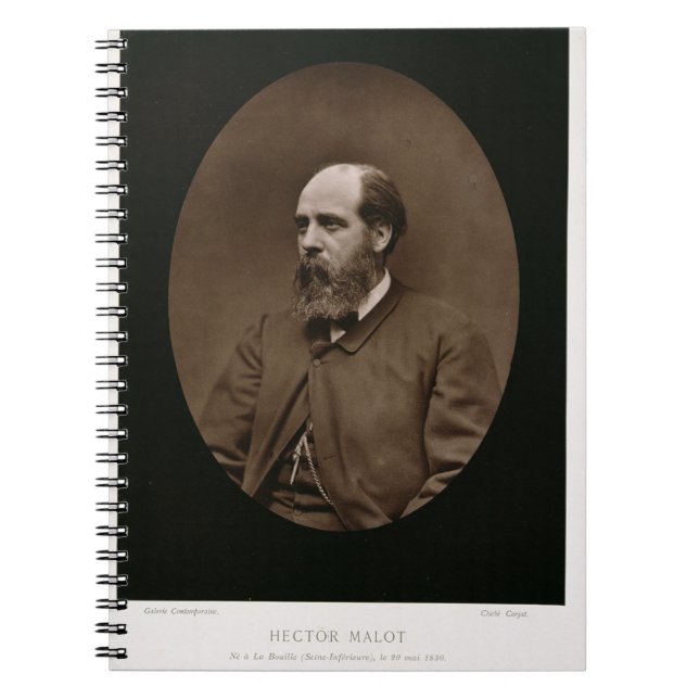 Cuaderno Hector Malot (1830-1907), de 'Galerie Contempora (Frente)