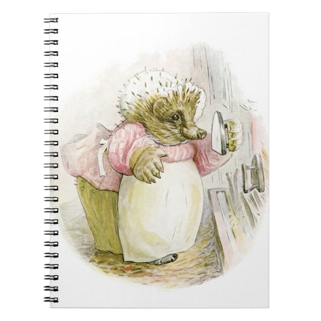 Cuaderno Hedgehog con Iron Mrs Tiggy-Winkle (Frente)