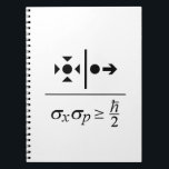 Cuaderno Heisenberg Uncertainty Principle<br><div class="desc">Heisenberg Uncertainty Principle states the more precisely the position of some particle is determined,  the less precisely its momentum can be known,  and vice versa. Some things you can never know.</div>