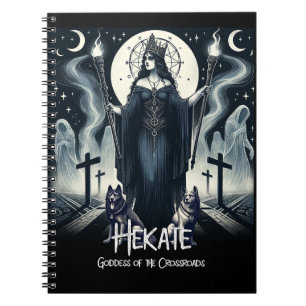 Cuaderno Hekate Diosa de las Encrucijadas Espíritus Fantasm