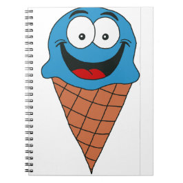 Cuaderno Helado azul