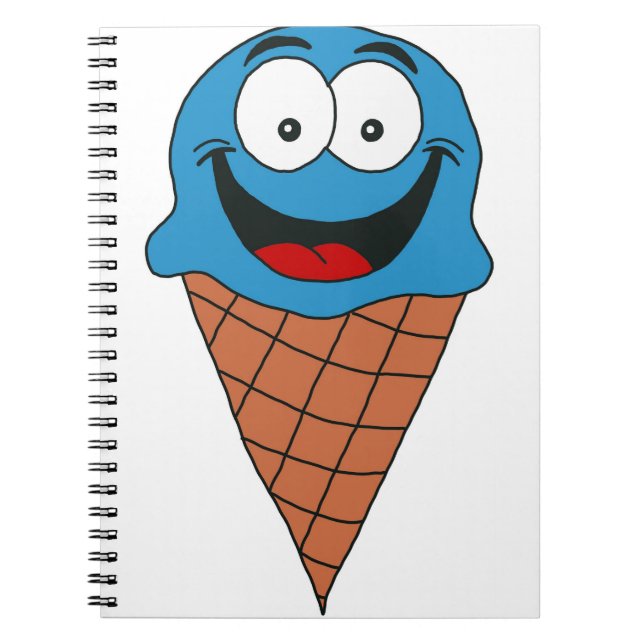 Cuaderno Helado azul (Frente)