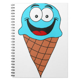 Cuaderno Helado azul claro