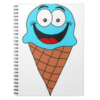 Cuaderno Helado azul claro
