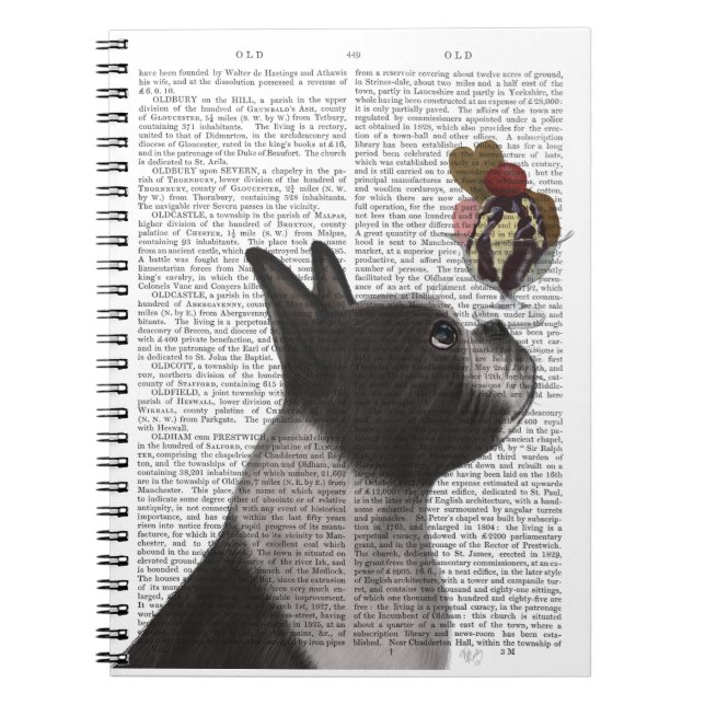 Cuaderno Helado de Boston Terrier (Frente)