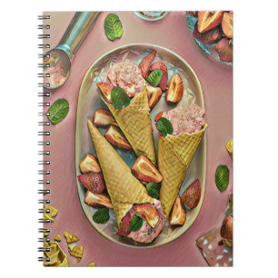 Cuaderno Helado de fresa
