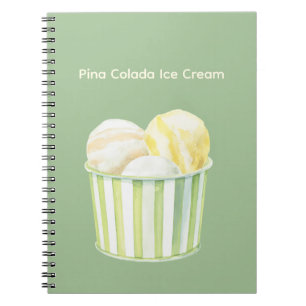 Cuaderno Helado de Piña Colada
