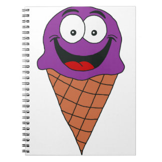 Cuaderno Helado púrpura
