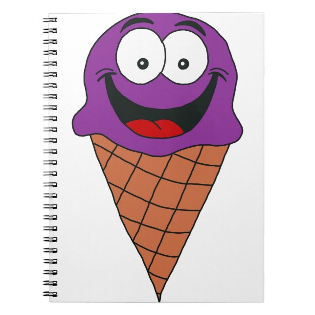 Cuaderno Helado púrpura (Frente)