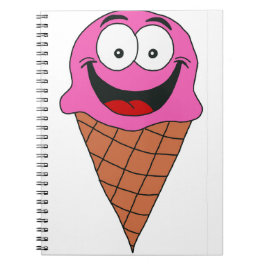 Cuaderno Helado rosa